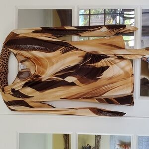 Sexy Cache Cowl Neck Blouse